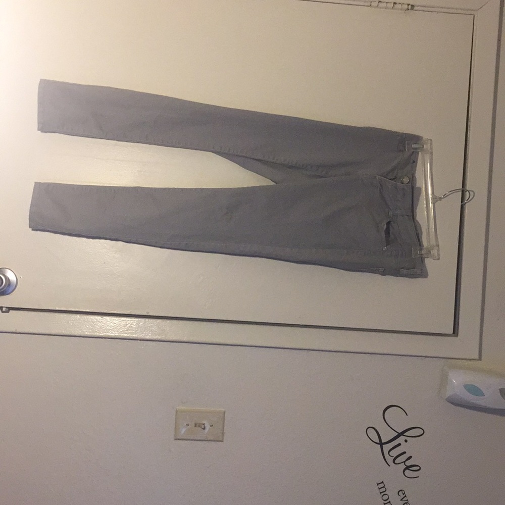 Gray jeans